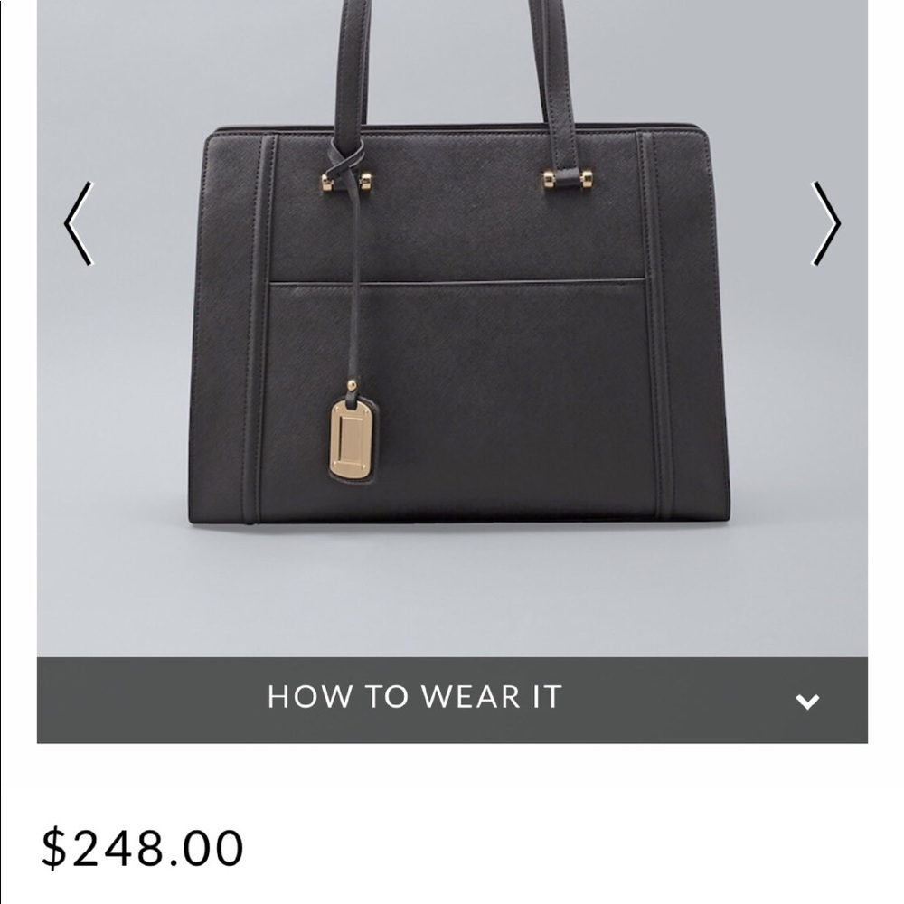 NWOT Saffiano Leather Tote